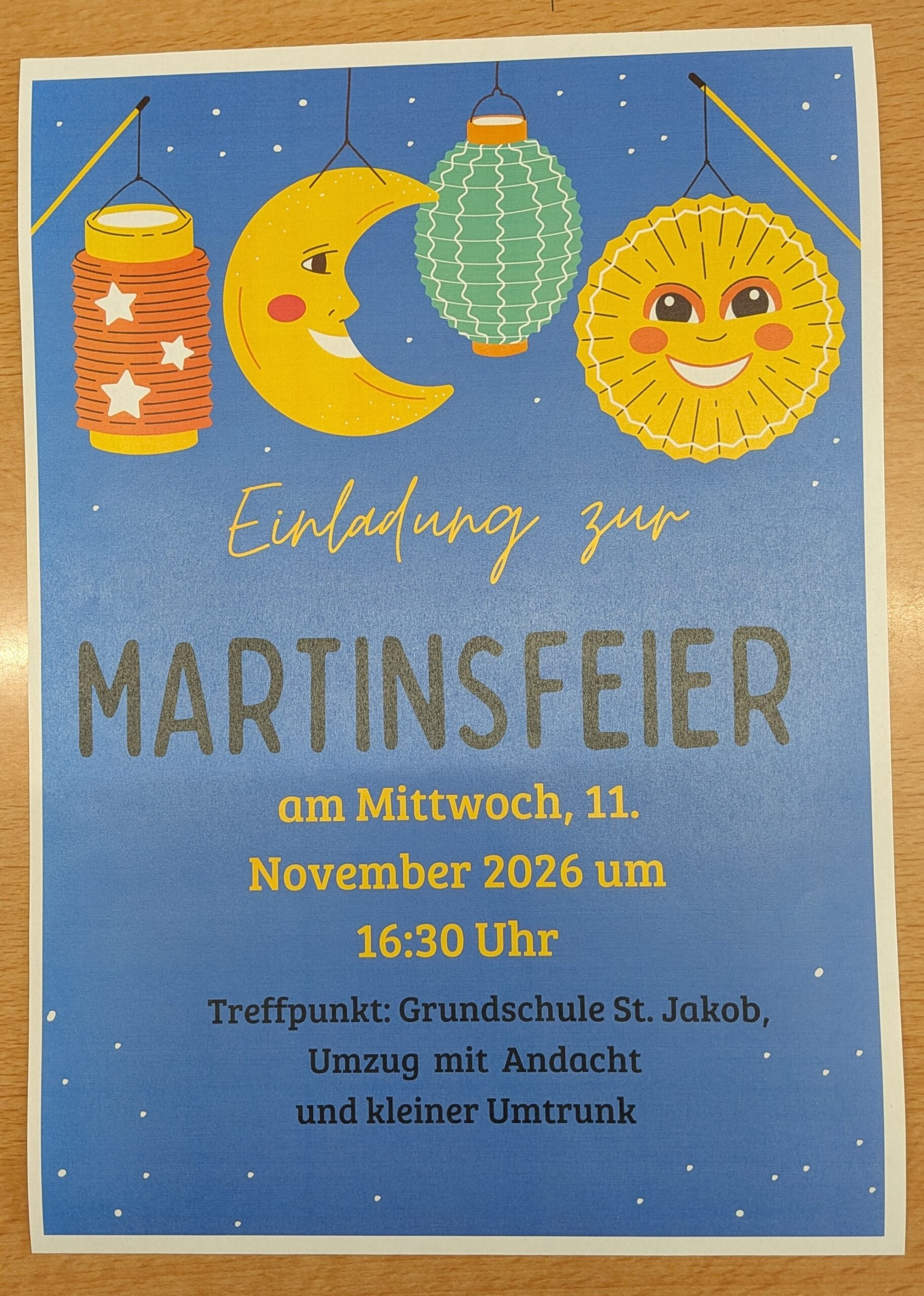 Martinsfeier in St. Jakob